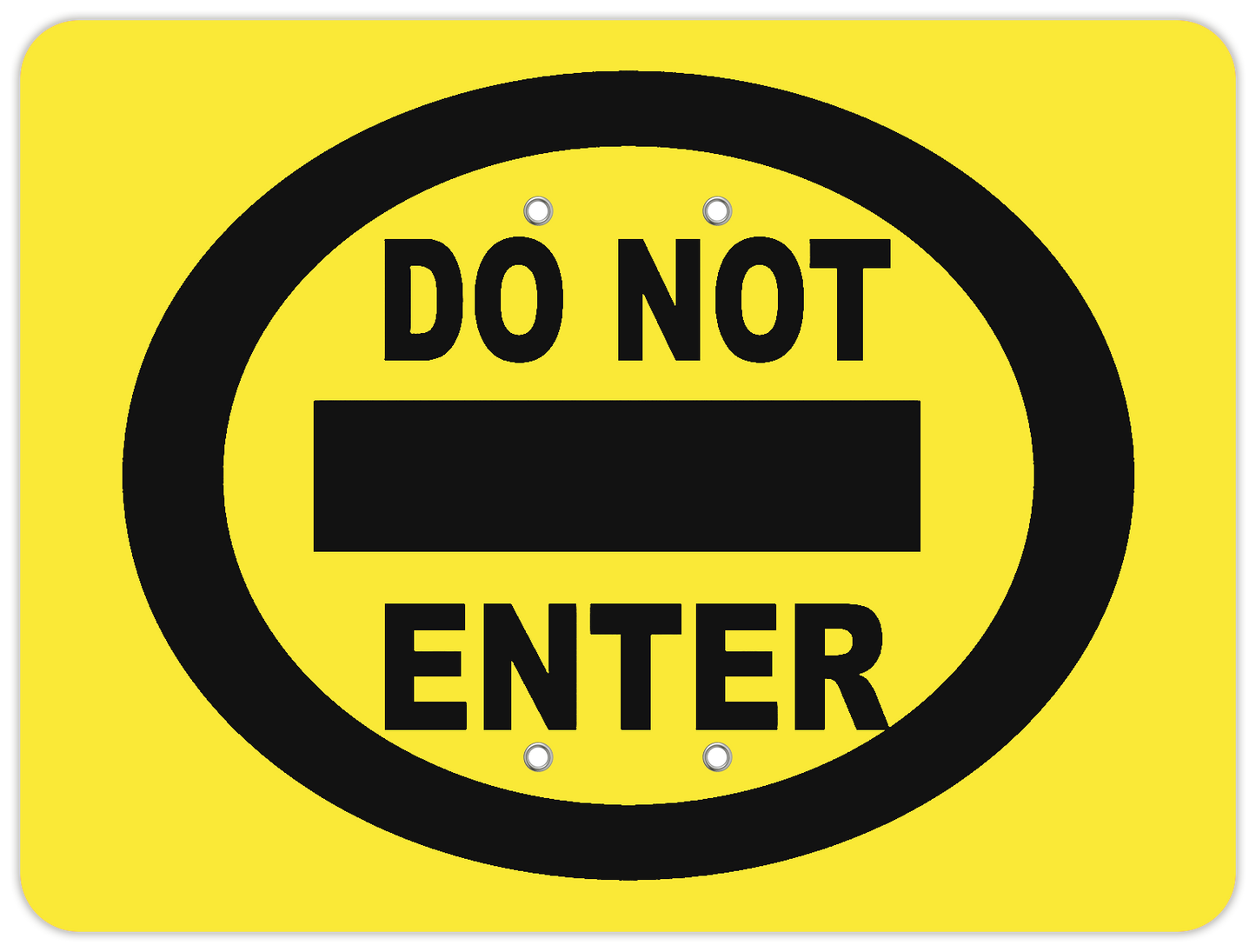 Do Not Enter