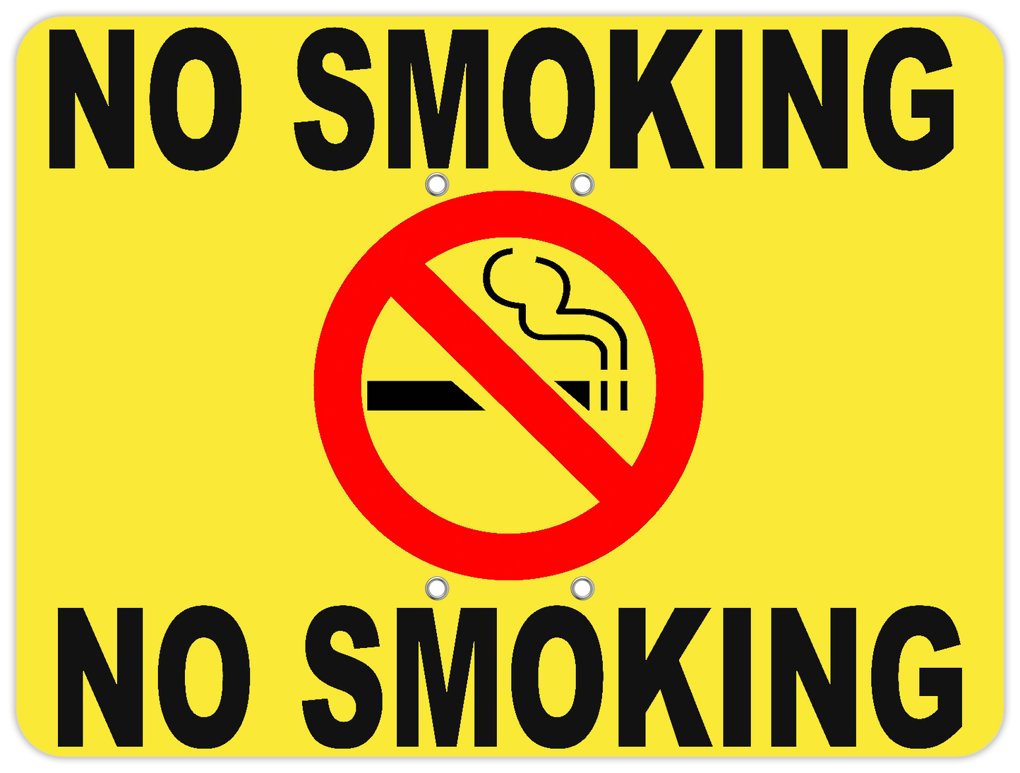 No Smoking Red