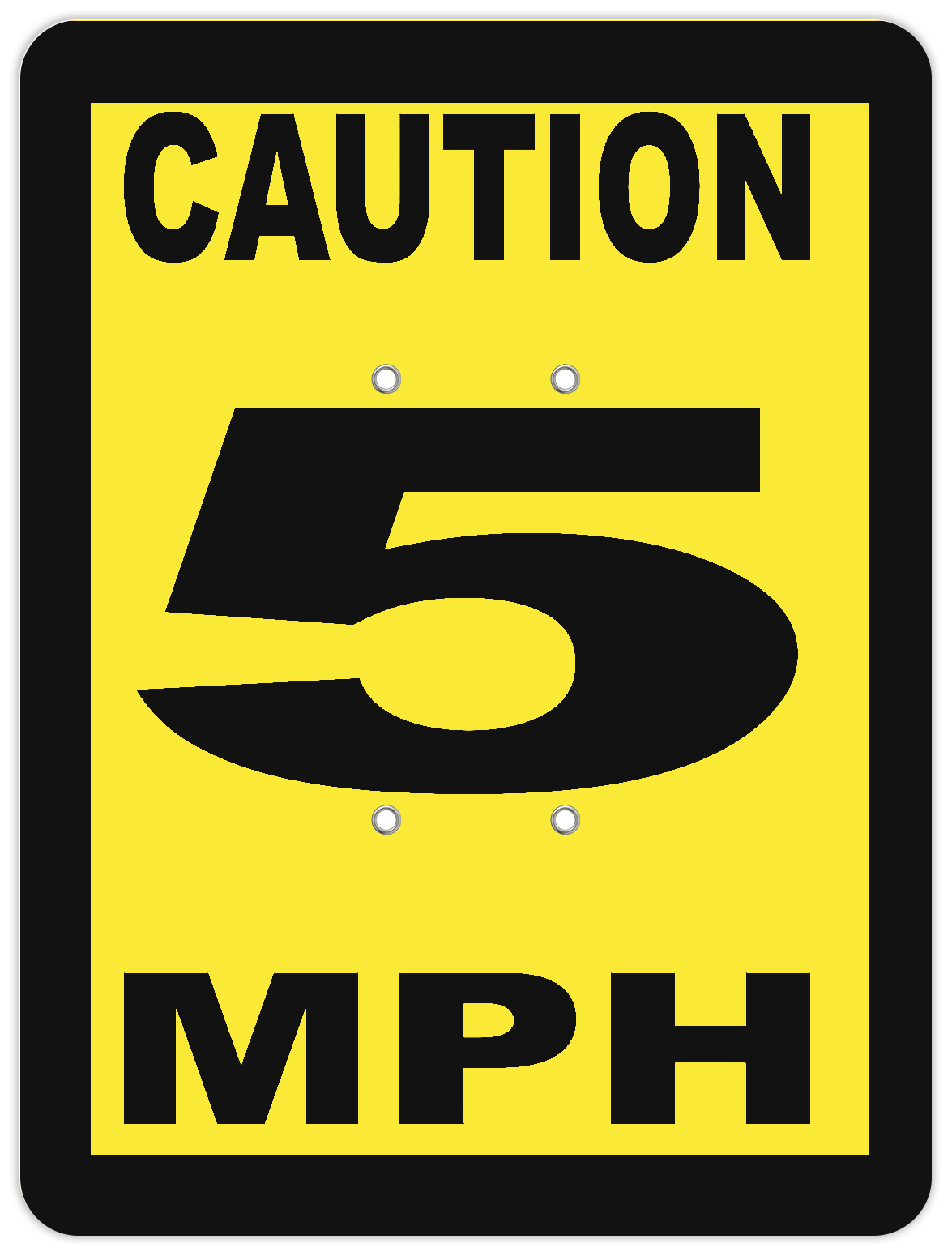 Speed Limit 5 MPH